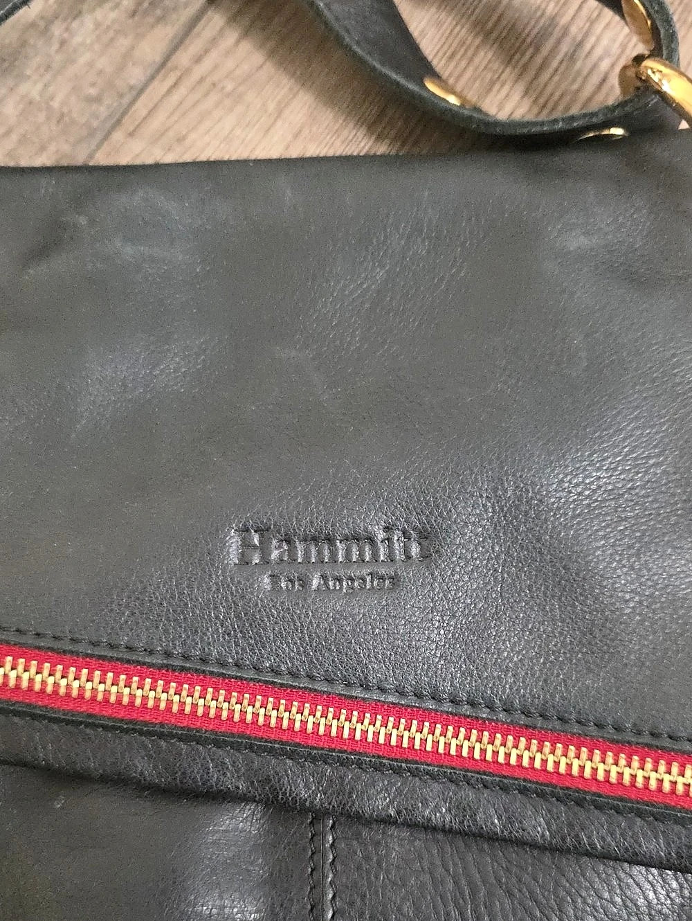 Hammitt Tom Zip Medium Studded Shoulder Bag in Black - Picture 2 of 13